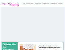 Tablet Screenshot of lesmaitresdubain.com